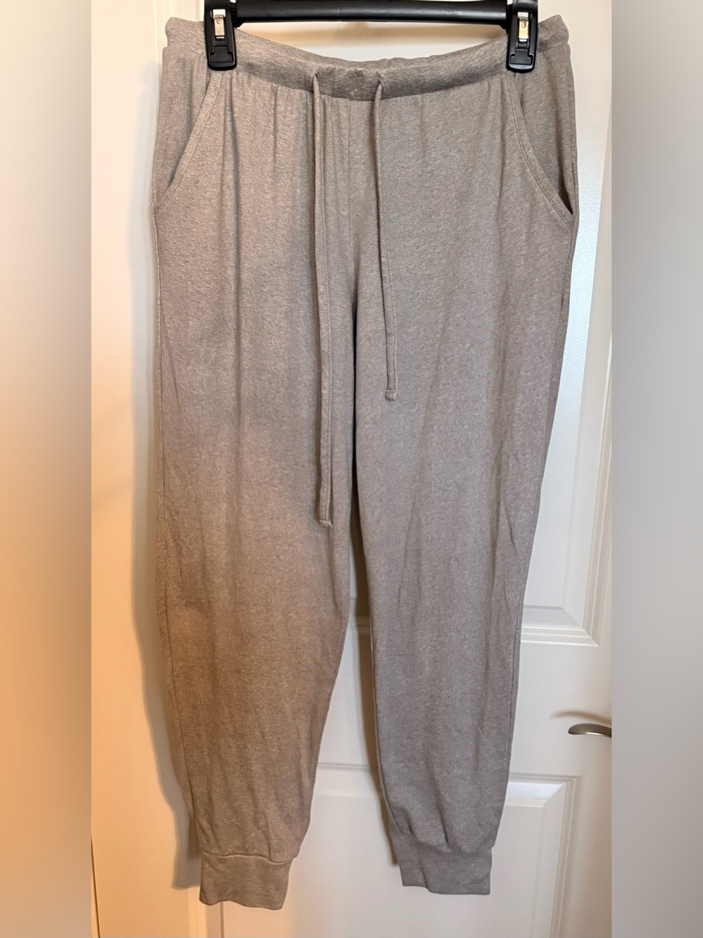 Womenโs Nautica Gray Knit Lounge Jogger Pants Small NWOT
